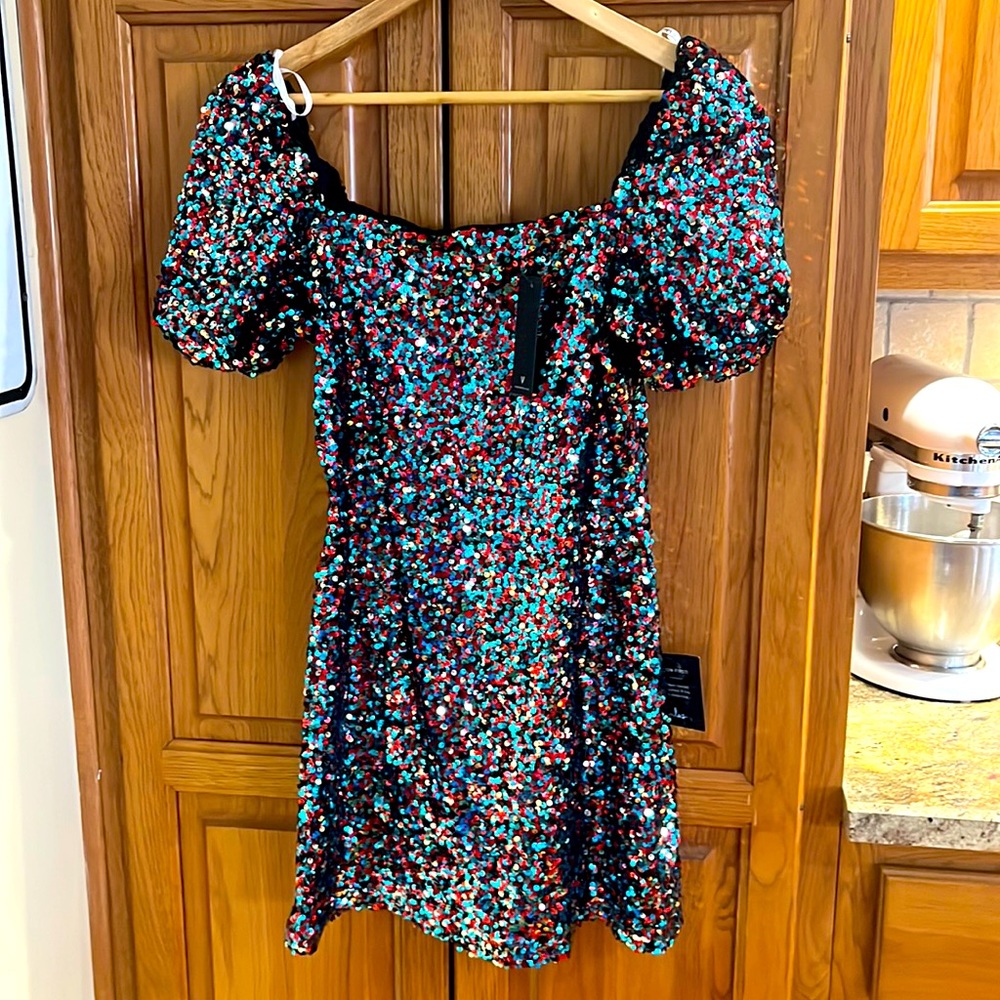 Sparkly sequin dress